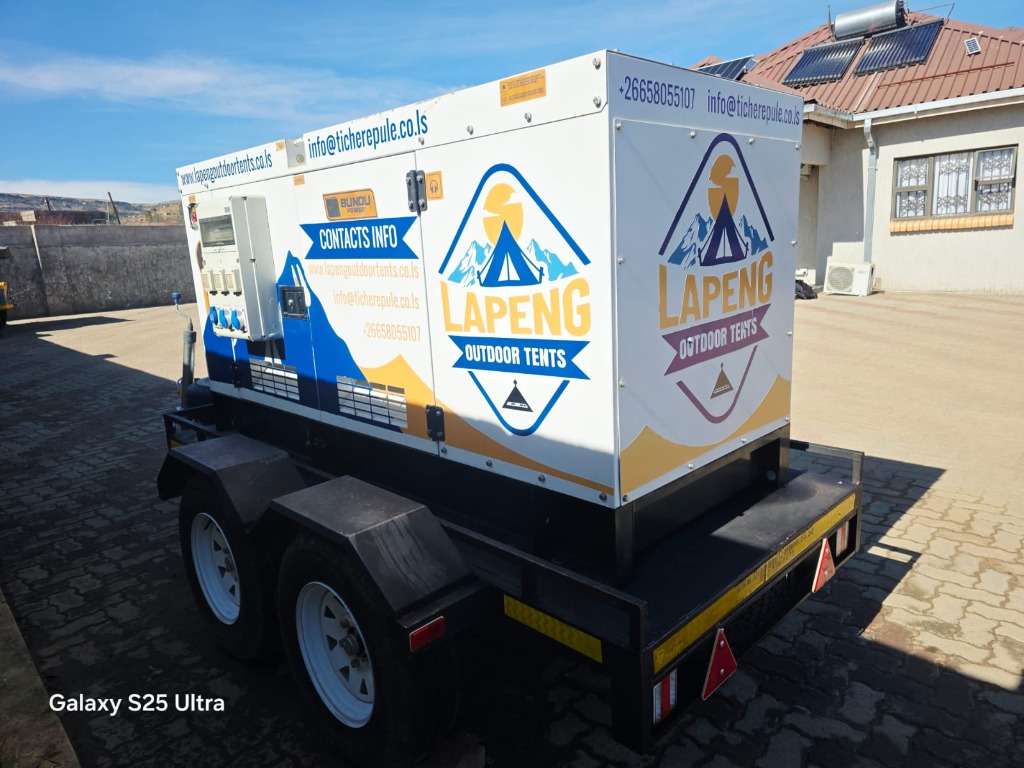 Mobile generator for hire